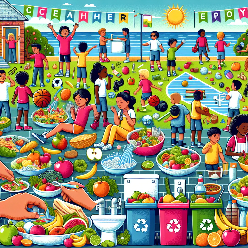 Promoting a Clean and Healthy Lifestyle in Schools Through Posters